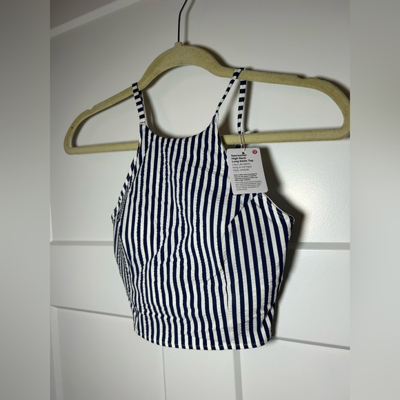 Lululemon XS C/D Cup High Neck Swim top - Picture 2 of 11